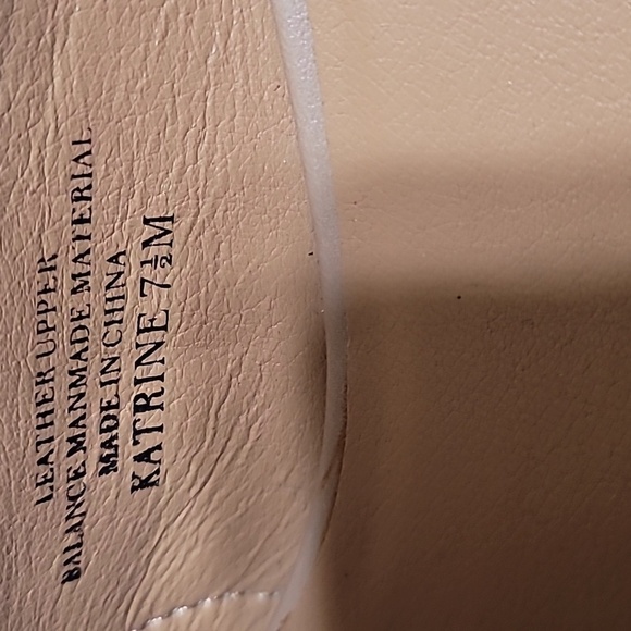 Crown Vintage Women's Flats Size 7.5 Cream - Picture 5 of 5